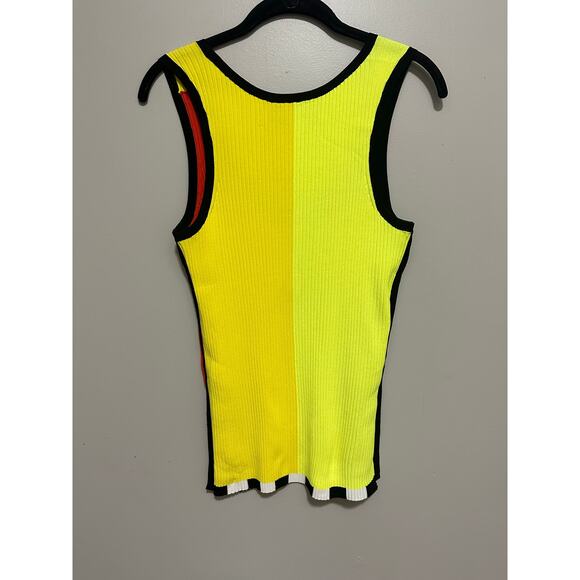 Christopher John Rogers Color Block Ribbed Tank Top Size Large - Picture 6 of 8